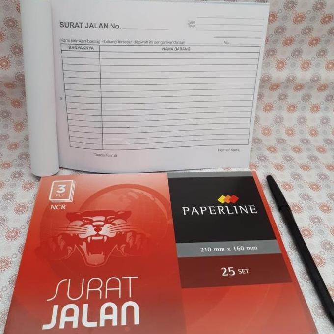 

Buku Surat Jalan 3ply NCR PAPERLINE/Surat Jalan PPL 3rangkap 3play Paper Stationery