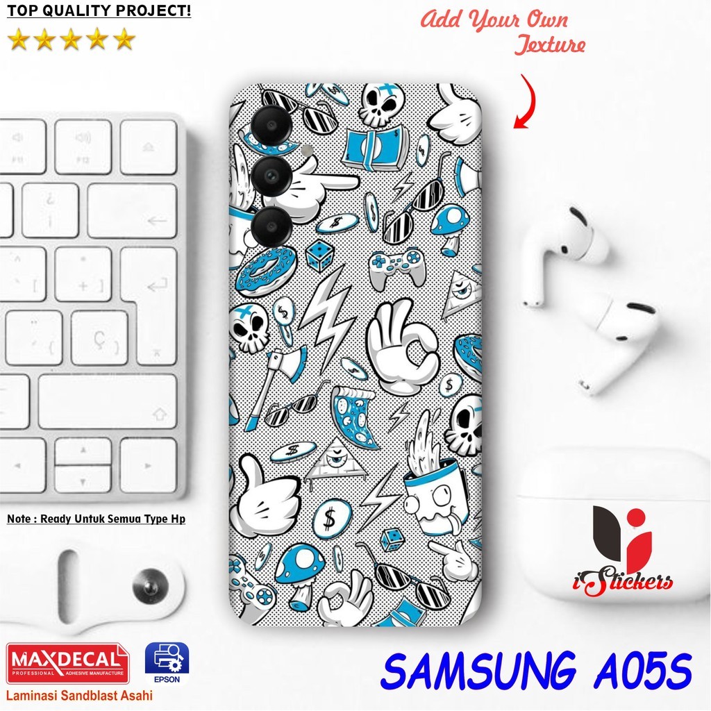 

Terlaris Presisi A05s Casing/Stiker Panel Vynil Bisa Custom Dan COD