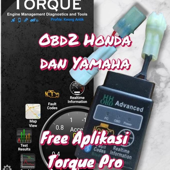 SCANNER ADVANCE INJEKSI MOTOR Honda dan Yamaha SUPPORT OBD2