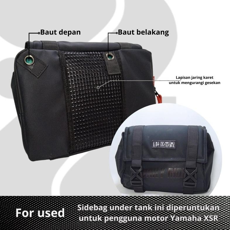 Tas samping motor Xsr155 ,Sepasang KIRI dan KANAN, part Xsr