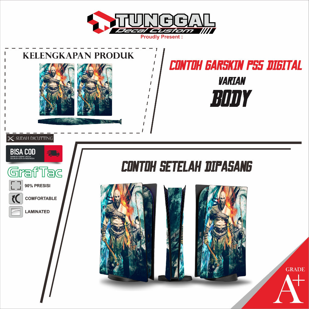 

Terlaris Presisi Ps5 Disc Digital Dragon Ball Request Lain (a+)fatdgt Casing/Stiker Panel Vynil Bisa Custom Dan COD