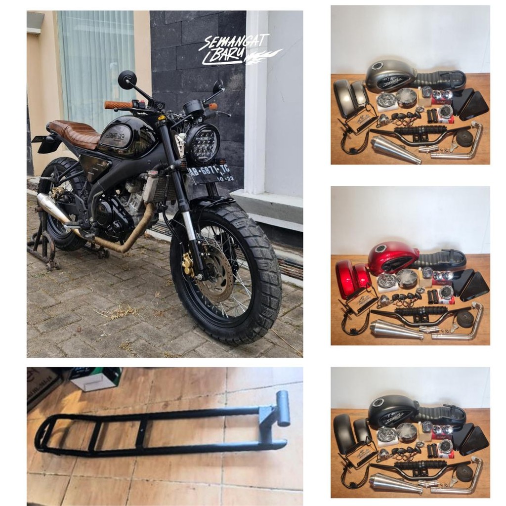 PAKET SCRAMBLER JAPSTYLE VIXION  PAKET SCRAMBLER VIXION GAMPANG PASANG