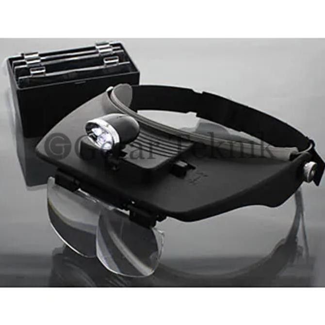 

Kaca Pembesar Model Topi Dengan Lampu Head Magnifier Japan Standards Kualitas Original