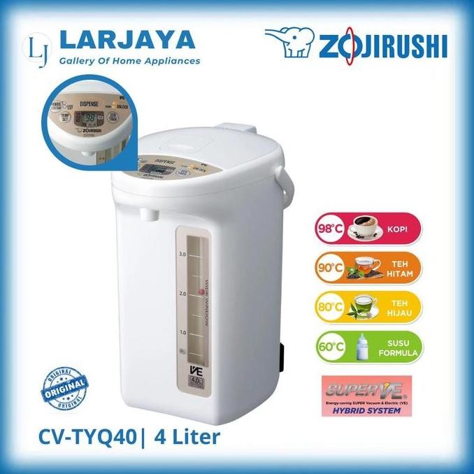 Tersedia Termos Listrik/ Electric Pot ZOJIRUSHI 4 liter CV-TYQ40