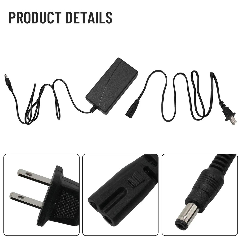 42V 2A Universal Lithium Battery Charger For 36V Hoverboard Self-Balancing Scooter 100-240V AC Power