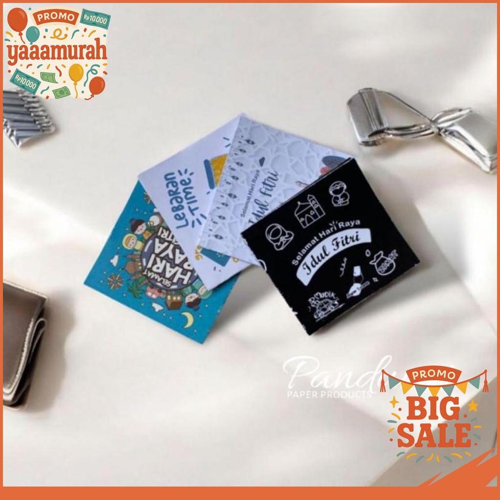 

ISI 10 PCS AMPLOP LEBARAN LUCU / AMPLOP HARI RAYA MODEL DOMPET