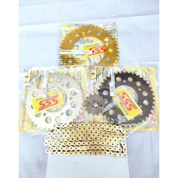 Gear Set Gir Set Gearset SSS 428 Satria Fu Facelift Fu 2014 Sampai 2022 Kualitas Original