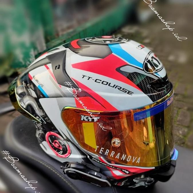 helm kyt tt course repaint livery vanigale