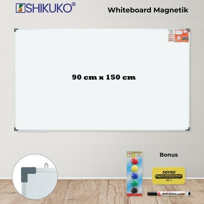 

Papan Tulis Whiteboard 90 X 150 Kualitas Original