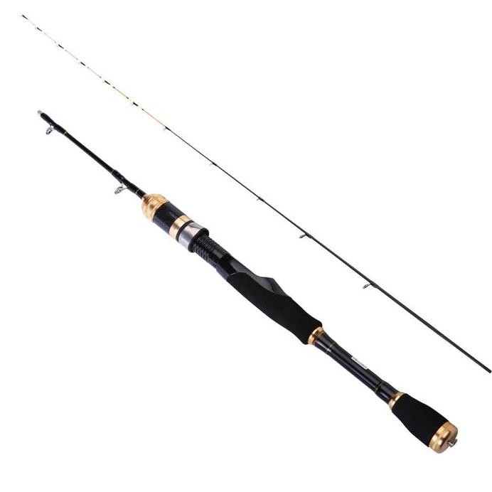 

Terlaris Sougayilang 120Cm/3.6Ft Joran Pncing 12-25Lb Serat Carbon 2 Bagian Memancing Udang Joran