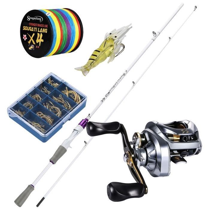 

Terlaris Sougayilang [Cod] Set Joran Casting Jorannya Casting 1.8M 5-10Lb Serat Karbon Ringan Dan Reel Baitcast Tersedia Pegangan Kiri Dan Kanan Cocok Untuk Pemancing Pemula, Jakarta Spot