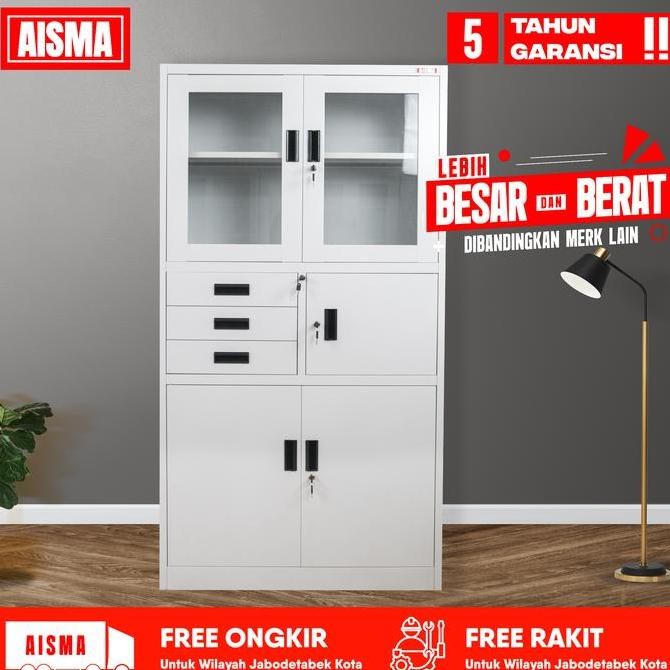 

AISMA - Lemari Besi / Baja / Lemari File - Filling Cabinet / Meta Kualitas Original