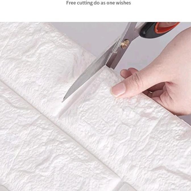 Wallpaper dinding sticker dinding 3d bata foam tahan lembap ruang tamu