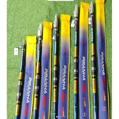 

Terlaris Joran Pancing Teleskopic Surf Katana Piranha Ring Fuji Termurah