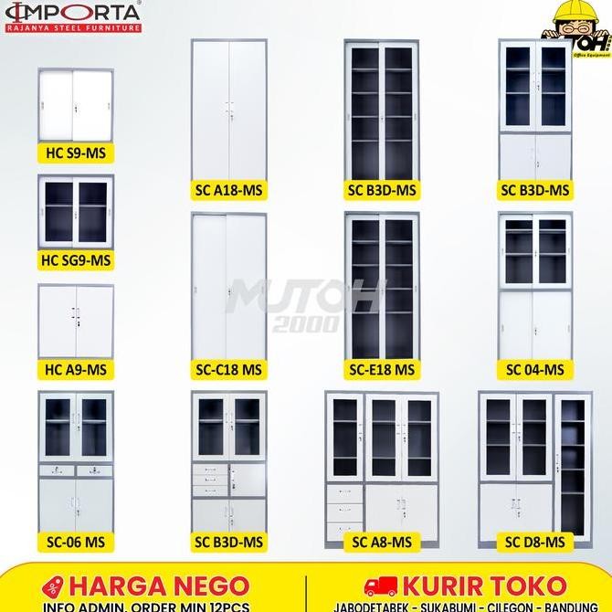 

LEMARI BESI ARSIP IMPORTA | LEMARI ARSIP IMPORTA SERIES Kualitas Original