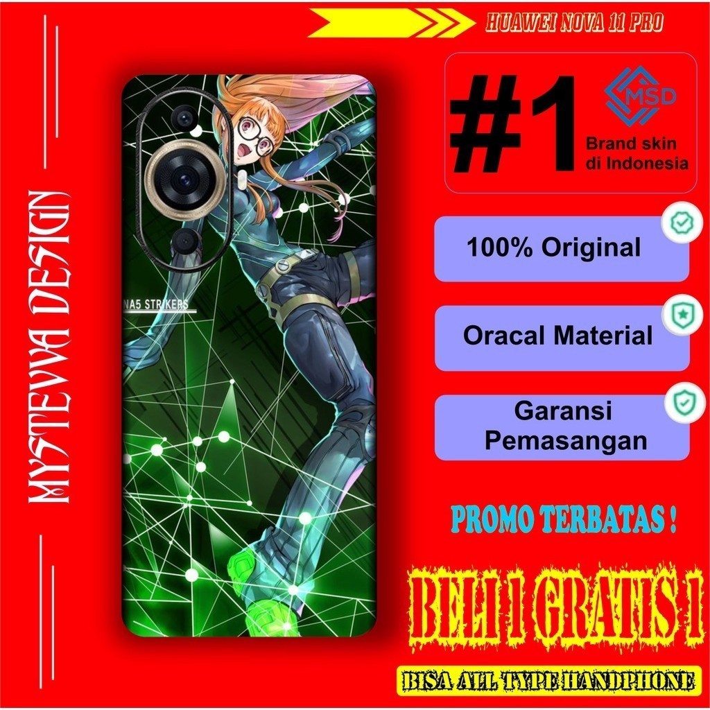 

Terlaris Presisi Huawei Nova 11 Pro Casing/Stiker Panel Vynil Bisa Custom Dan COD