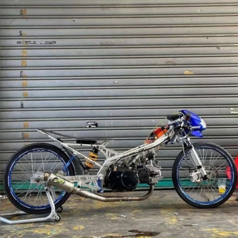 RANGKA ALUMINIUM BEBEK DRAG BIKE SHIJIRO AMOREX