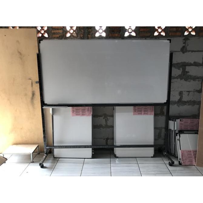 

whiteboard standing magnetic 90X180 Kualitas Original