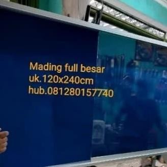 

mading pengumuman kaca gantung 120x180cm Kualitas Original