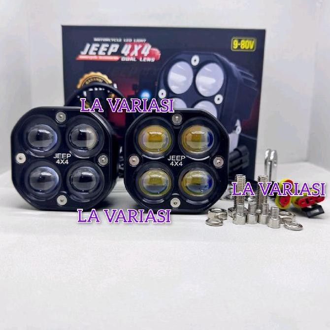 Lampu Tembak Sorot Laser Gun L4Z LED D4 40 Watt Motor Laser Gun Kualitas Original