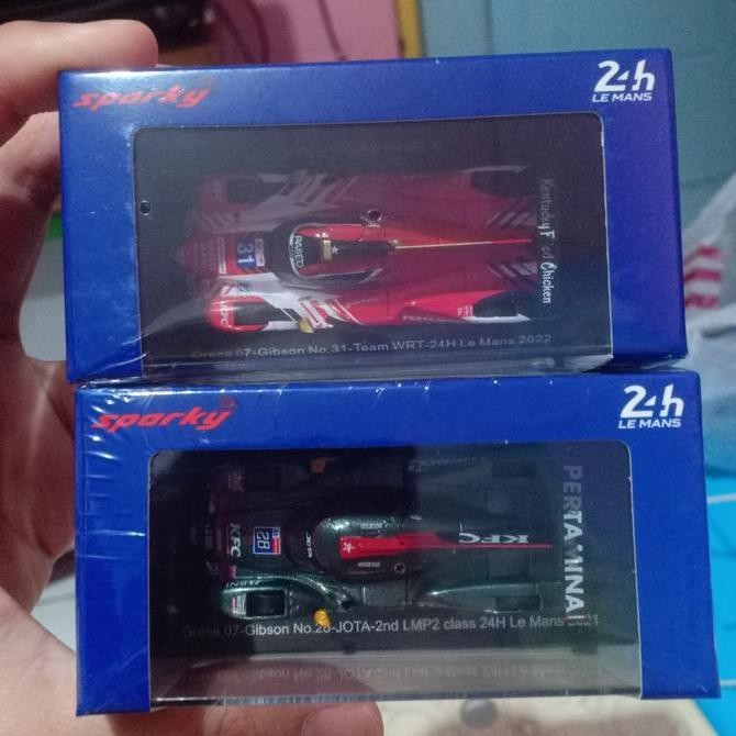 Sparky Kfc Oreca 07 Gibson Le Mans 2021 2022 red white green dark 28 Kualitas Original