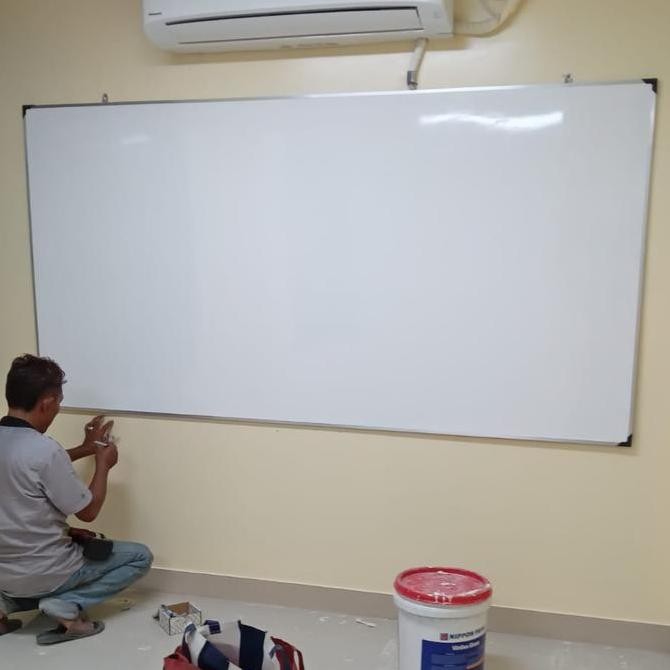 

whiteboard tidak berbekas 120 x 180cm nonmagnet Kualitas Original