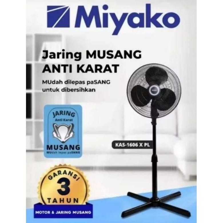 Kipas Angin Berdiri Miyako 1606XPL / Kipas angin miyako berdiri / kipas berdiri Miyako