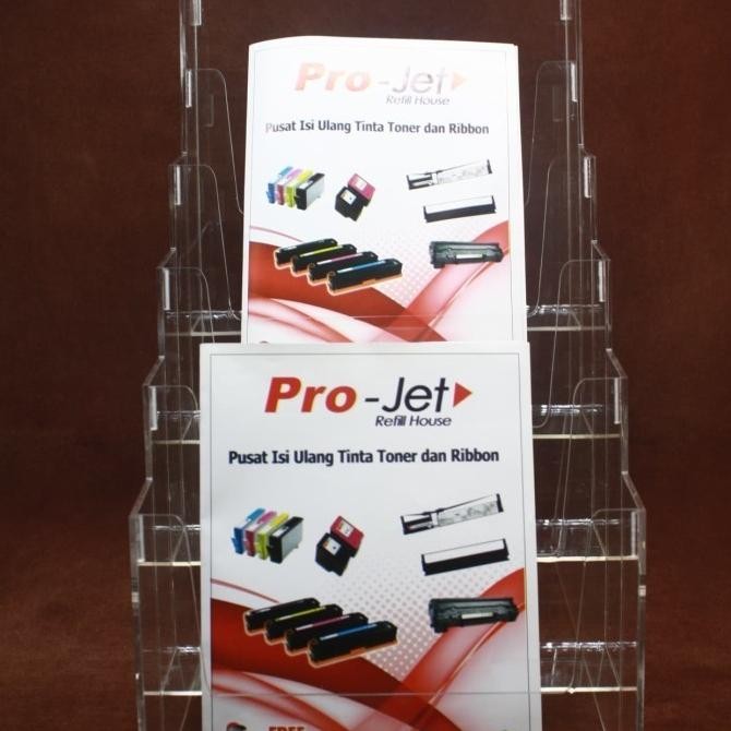 

Acrylic Display Brosur A4 5 Susun/Tempat Brosur A4 5 Susun Kualitas Original