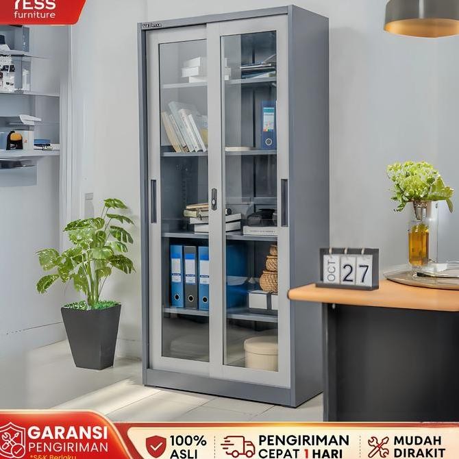 

Lemari Sliding Kaca Lemari Arsip Besi VIP STAR VS 602 Kualitas Original