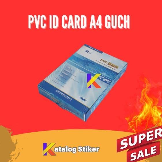

PVC ID Card INKJET A4 GUCH | Bahan ID Card | Name Kualitas Original
