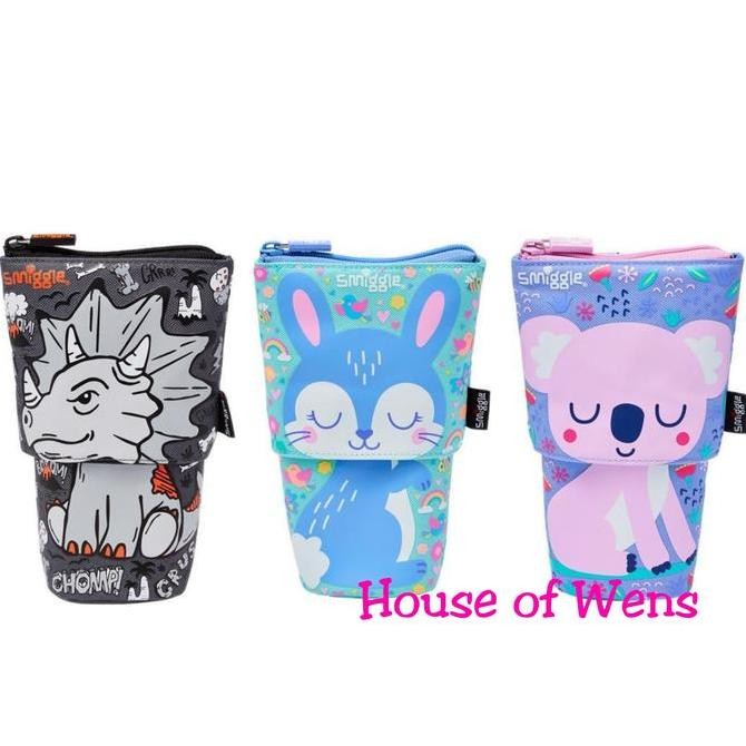 

SMIGGLE ANIMALIA SLIDE STAND PENCIL CASE ORIGINAL - TEMPAT PENSIL Kualitas Original
