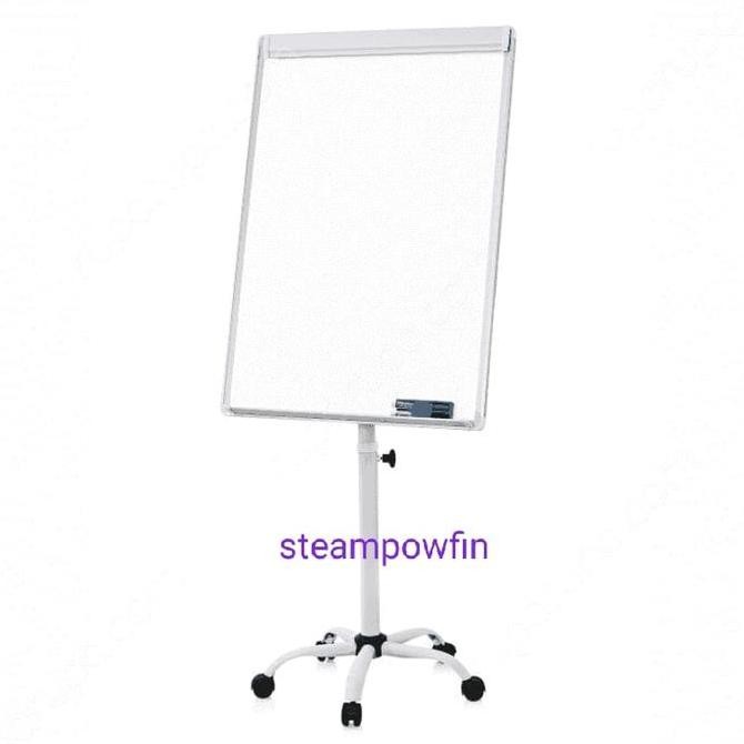 

ODI FLIPCHART PAPAN TULIS FLIP CHARTPUTIH WHITEBOARD 70x100 cm RODA Kualitas Original