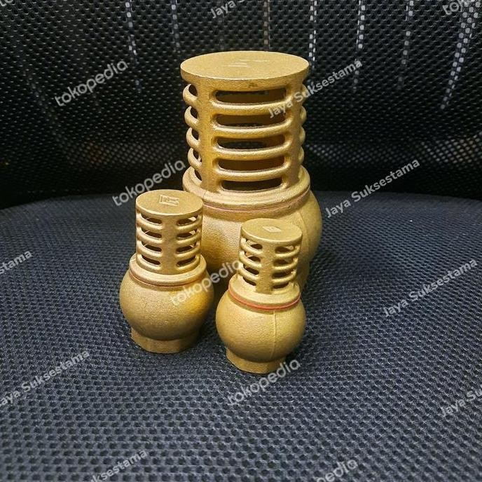 Yuk Order Foot Valve Gentong 3" Inch Kuningan Pn16 - Foot Valve Kuningan Pn 16