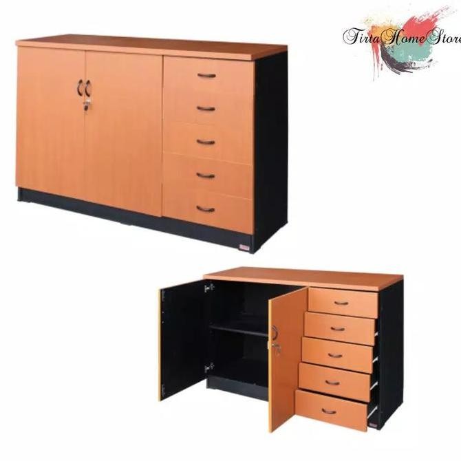 

LEMARI BUKU RAK ARSIP CREDENZA DRAWER RAK SUSUN OLM G 71 CR 120 G 81 Kualitas Original