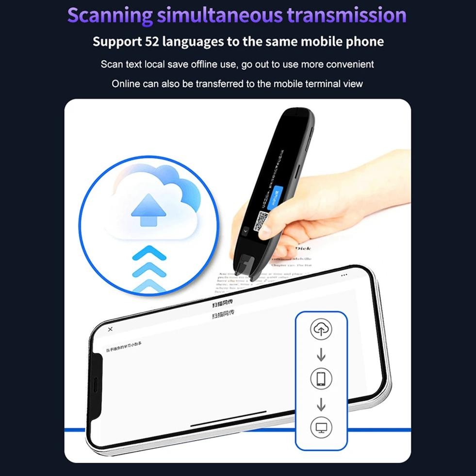

Translation Pen 142 Languages Scanning Reading Translator Intelligent Scanning Point Reading Recording Pen Online/Offline Modes
