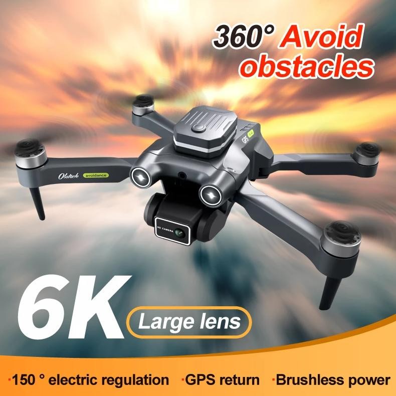 2.4G/5G Gps Rc Drone With Camera Hd Wifi Fpv Foldable Photography Quadcopter H23 Obstacle Avoidance 