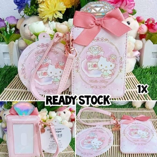 

Tag ID Card Holder Pass Case Hello Kitty Diamond Sanrio Original Kualitas Original