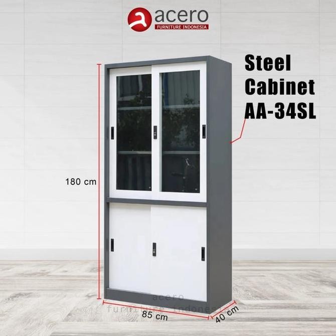 

Lemari arsip acero AA-34 SL pintu kombinasi Kualitas Original