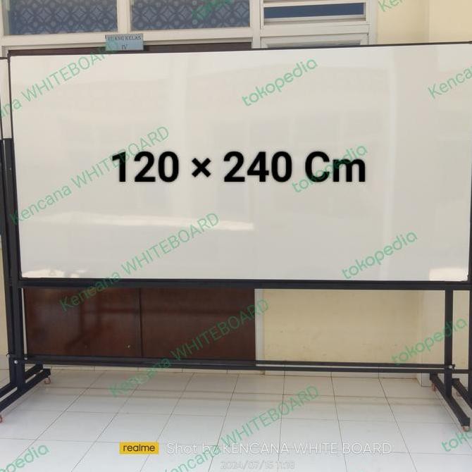 

white board standing 120 240 cm Kualitas Original