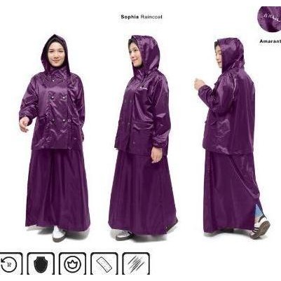 IKUL RAINCOAT SHOPIA JACKET / ASLIHAN / JAS HUJAN Fr. RESPIRO Kualitas Original