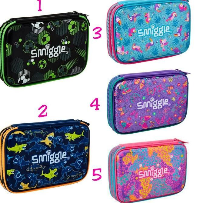 

SMIGGLE TROPI COOL DOUBLE UP HARDTOP PENCIL CASE Kualitas Original