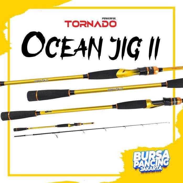 

Terlaris Best Pick - Tornado Joran Ocean Jig Ii 180Cm 602 Pe 1-3 & 2-4 Bahan Carbon Solid Joran Jigging Harga Murah Berkualitas
