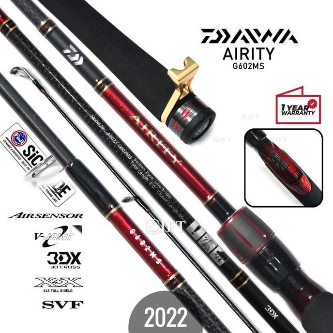 

Terlaris Joran Galatama Daiwa Airity [2022] G602 Ms | G602 Mhs | Fuji Sic Kolam