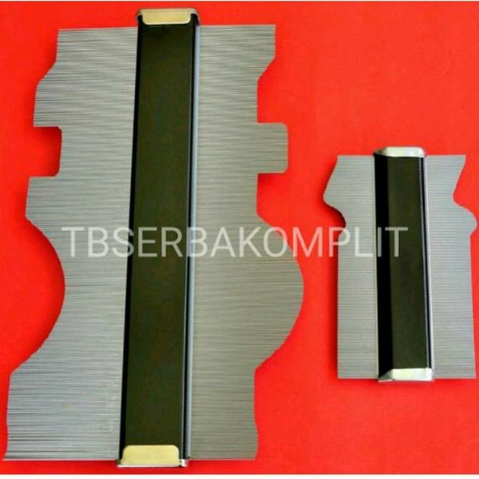 

Contour gauge gage Mal bentuk sudut Shinwa jepang 77970 150mm 150 mm Kualitas Original