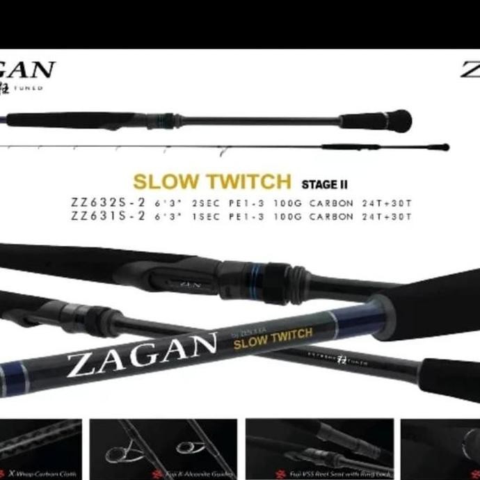 

Terlaris Joran Zen Zagan Slow Twitch 632 Pe 1-3