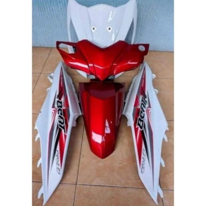 WIN full body halus honda beat fi stater halus merah putih 2015 2016 Kualitas Original
