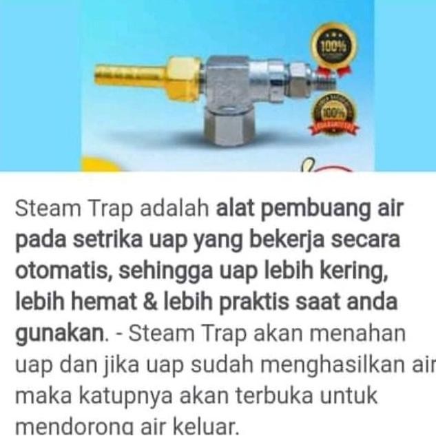 Tersedia paket lengkap setrika uap presto 12 liter+steam trap+ kompor selang dan regulator/setrika u