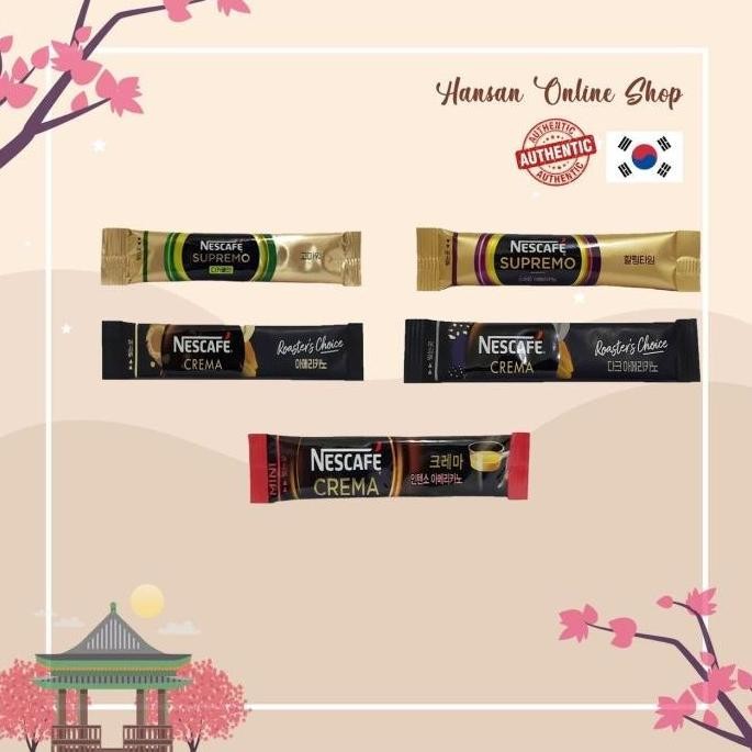

[10 Sachets] Nescafe Crema Americano//Intenso Coffee Korea