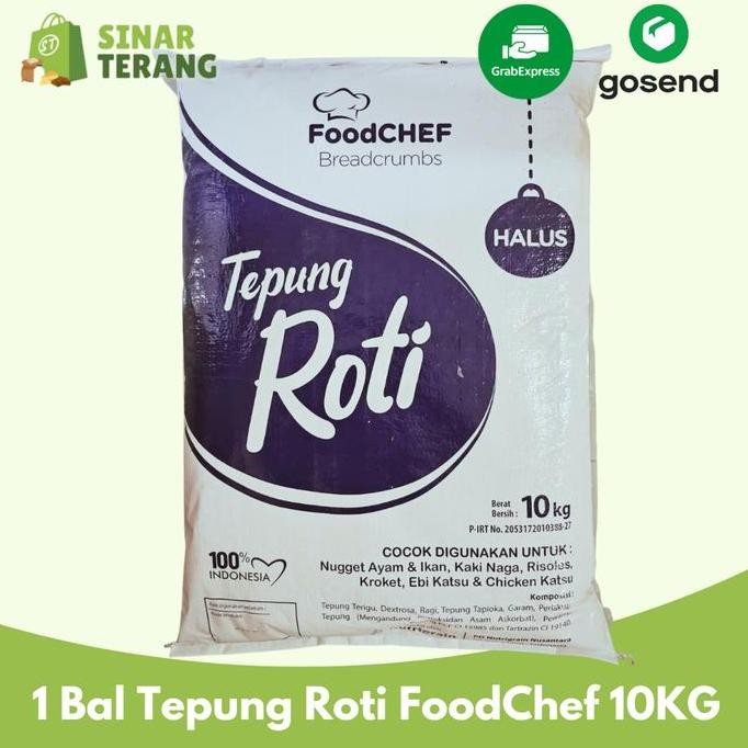 

Terlaris Tepung Roti / Panir / Breadcrumb 10 Kg Mixed Murah Bread Crumb
