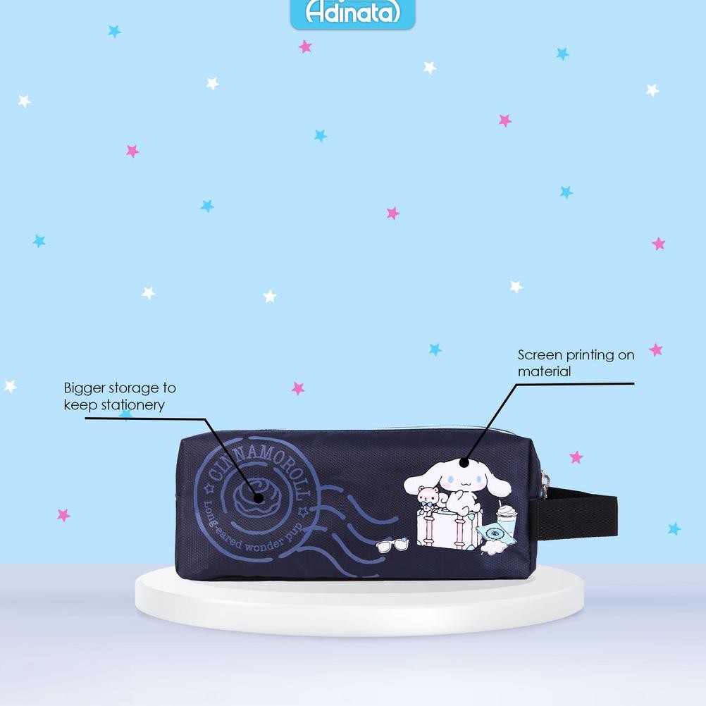 

LINDU Cinnamoroll Paris Double Soft pen case 2417-0503 - Adinata / Tempat pencil